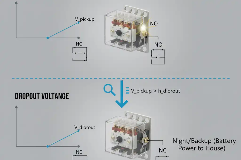 What do the pull in voltage and release voltage of a relay mean What do the pull in voltage and release voltage of a relay mean