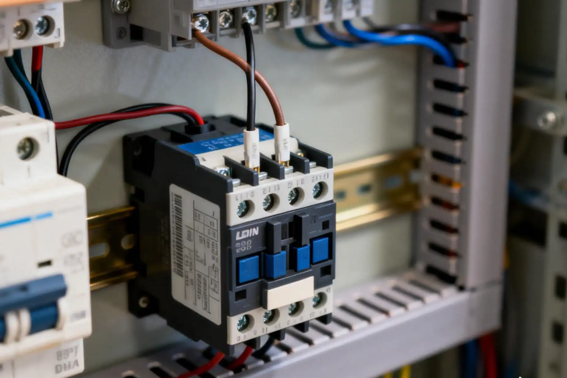 Wie verbinde ich den Zweidrahtsensor mit dem Zwischenrelais? Führung